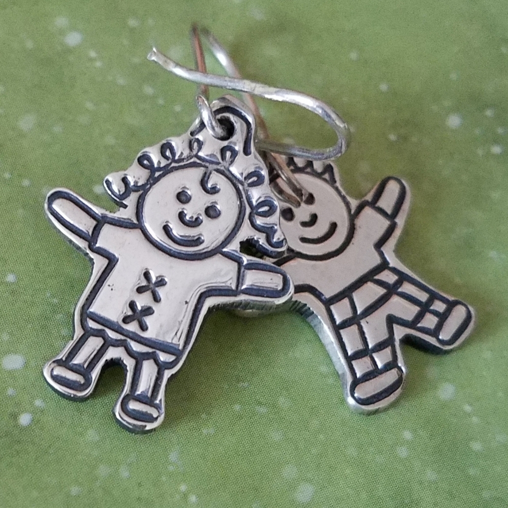 Sterling Silver Save the Children Earrings